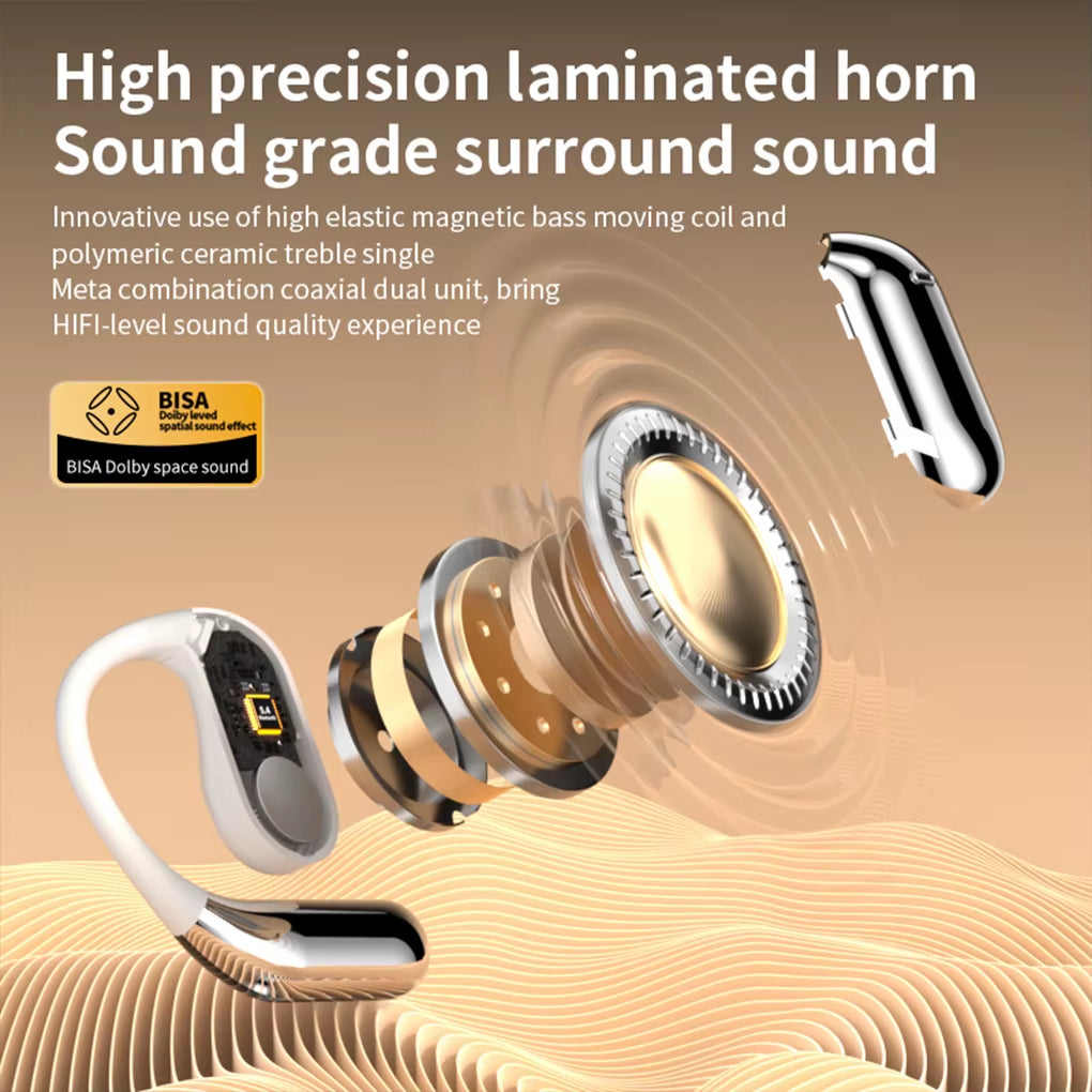 AI Translator Earphone Q16PRO Bluetooth 5.4 Earphones Digital Touch Screen HIFI Headset Noise Cancelling Earbuds