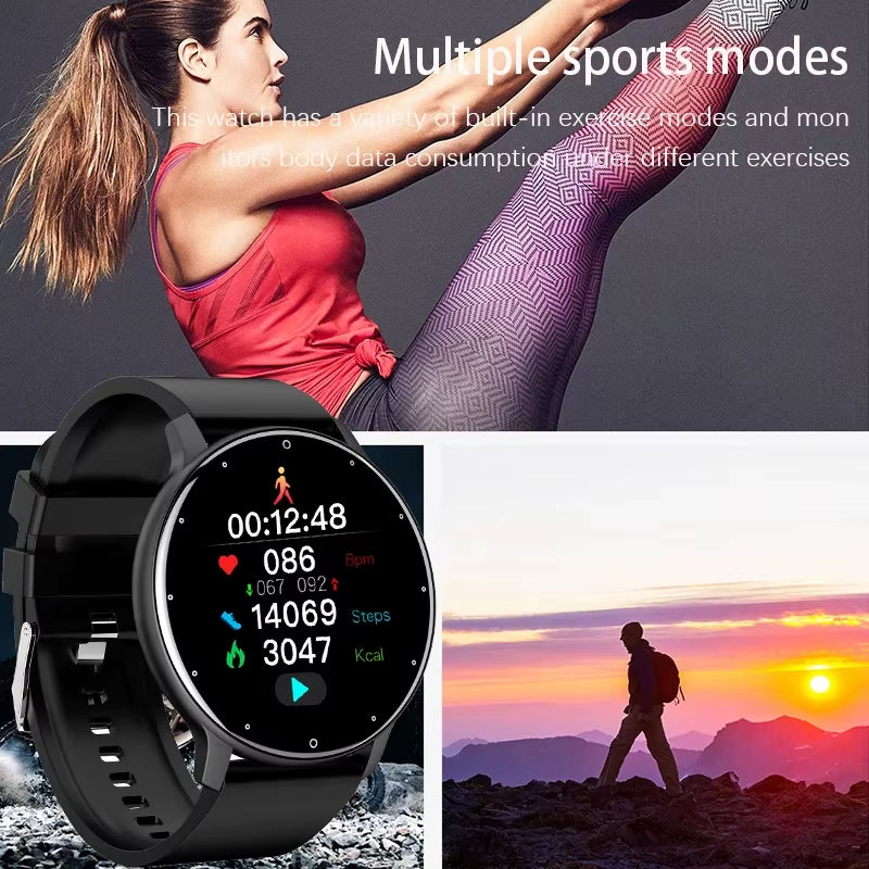 2026 Smart Watch Women Men Ladies Gift Sport Fitness Men Watches Heart Rate Monitor Waterproof Smartwatch for Android IOS