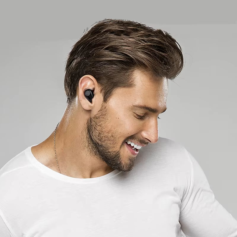 Mini Bluetooth Earphone 10 Hrs Working, Bluetooth Headset Wireless Earbud Earphone Hands-Free for Phones Car TV Pcsport