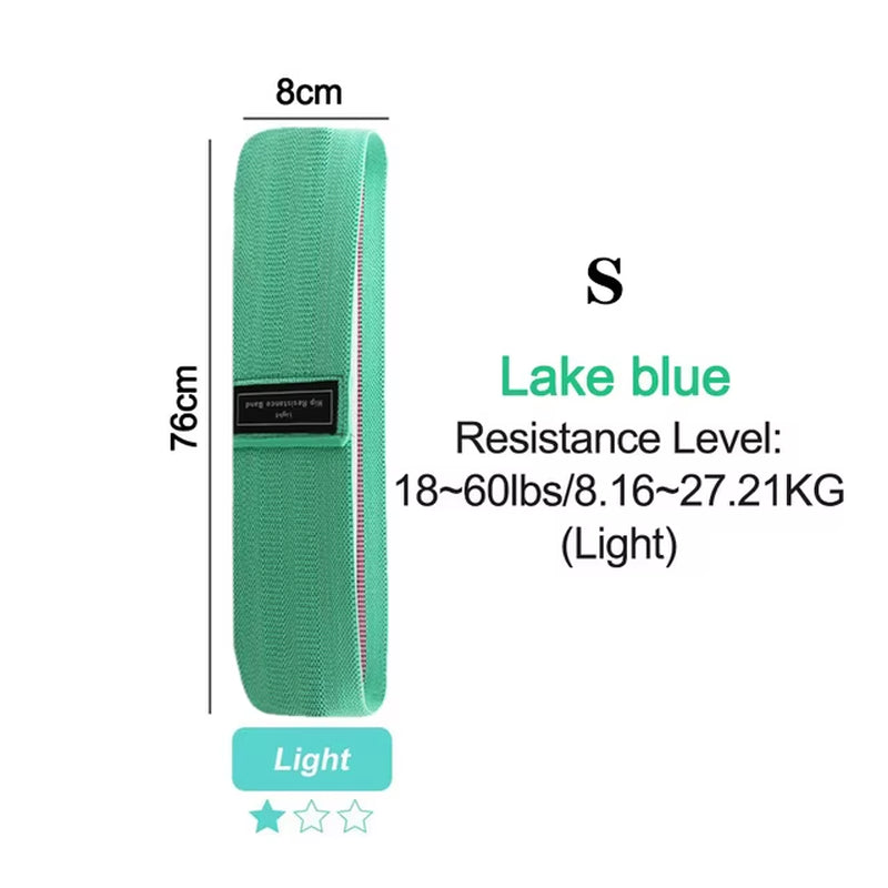 1 Piece of Elastic Rubber Band Fitness Yoga Resistance Band Suit Hip Expander Sports Gym Fitness Equipment Ladies Home Workout