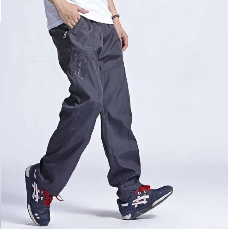 2025 Sportswear Joggers outside Men'S Casual Pants Quickly Dry Breathable Male Pants Men Trousers & Sweatpants Active Pants 6XL