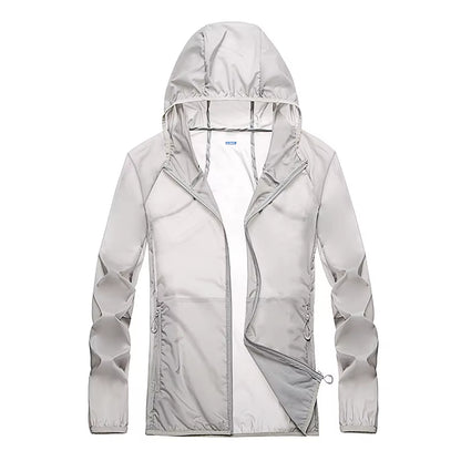 2023 Pocket Quick-Drying Sun Protection Clothing Ultrathin Sunscreen Jacket Windbreaker Cycling Running Camping Breathable Shirt