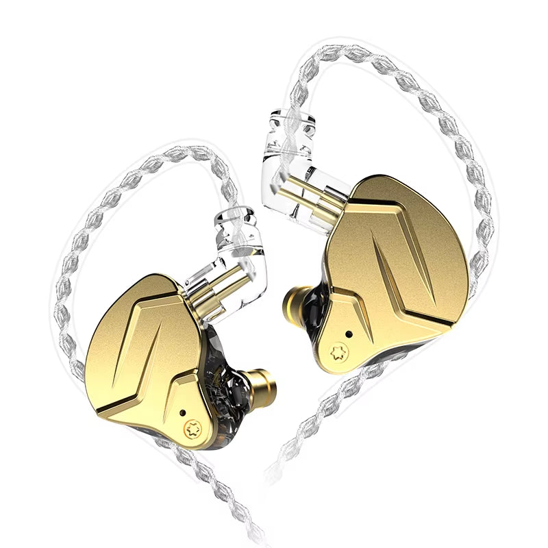 ZSN Pro X in Ear Earphones Hybrid Technology 1BA+1DD HIFI Bass Metal Earbuds Sport Noise Cancelling Headset Monitor