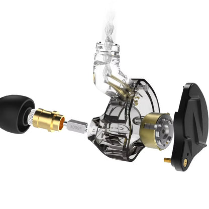 ZSN Pro X in Ear Earphones Hybrid Technology 1BA+1DD HIFI Bass Metal Earbuds Sport Noise Cancelling Headset Monitor