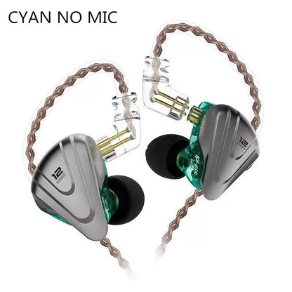 ZSX Terminator 5BA+1DD 12 Unit Hybrid In-Ear Earphones HIFI Metal Headset Music Sport  ZS10 PRO AS12 AS16 ZSN PRO C12 DM7
