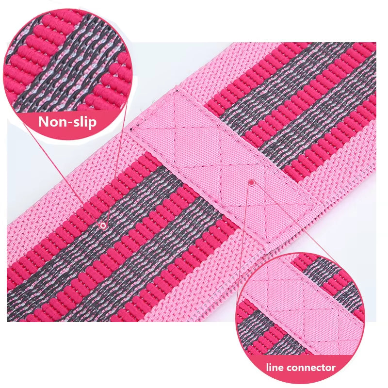 1 Piece of Elastic Rubber Band Fitness Yoga Resistance Band Suit Hip Expander Sports Gym Fitness Equipment Ladies Home Workout